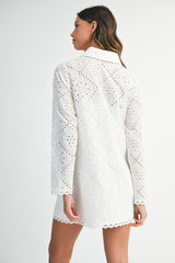 GENESIS EYELET SHIRTS DRESS