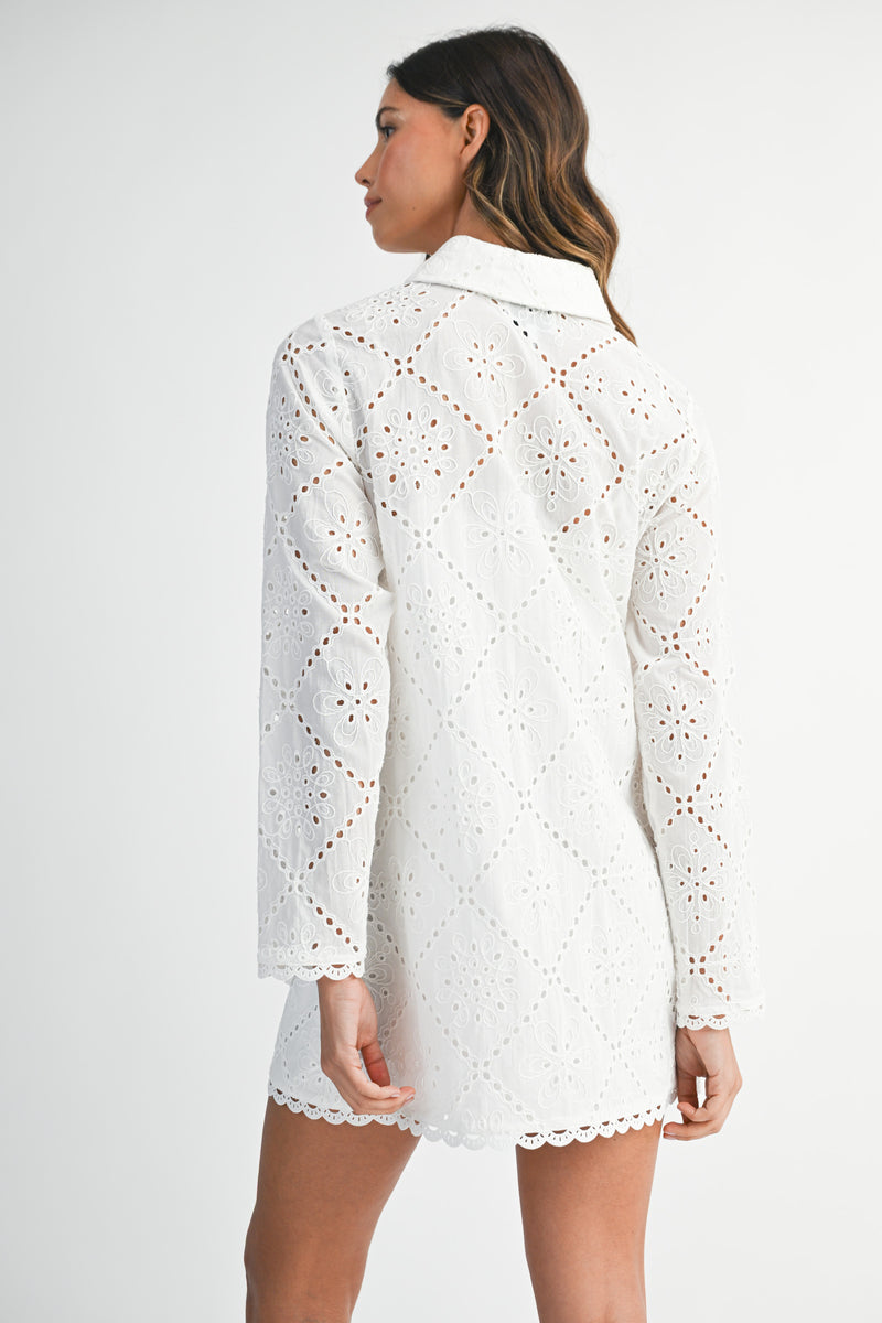 GENESIS EYELET SHIRTS DRESS