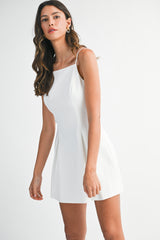 KAYDA PLEATED MINI DRESS