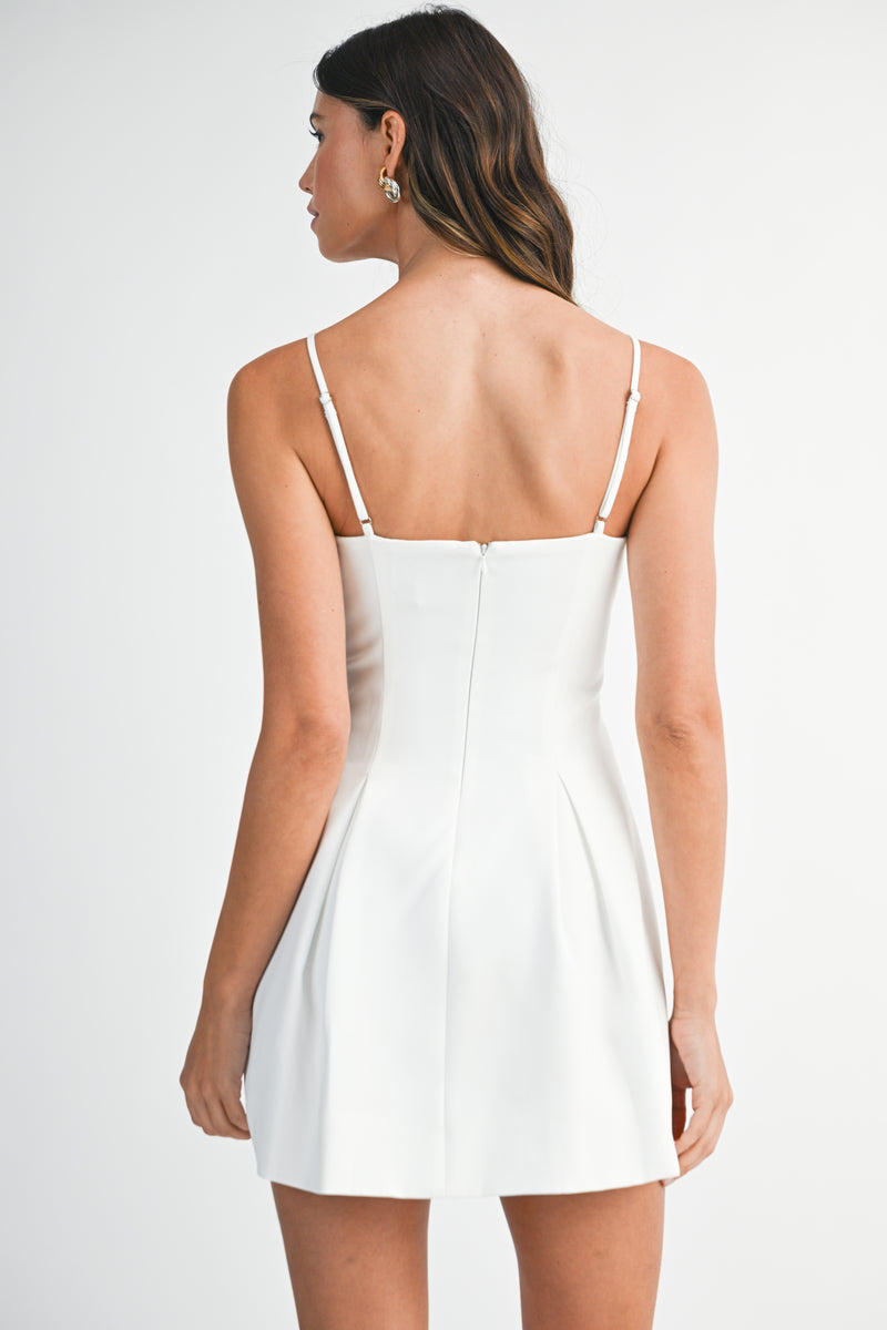 KAYDA PLEATED MINI DRESS