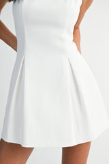 KAYDA PLEATED MINI DRESS