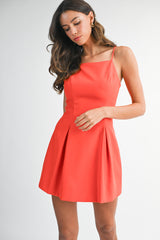 KAYDA PLEATED MINI DRESS