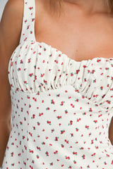 OCTAVIA FLORAL PRINTED MINI DRESS