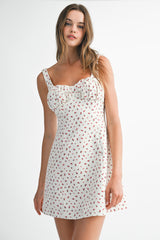 OCTAVIA FLORAL PRINTED MINI DRESS