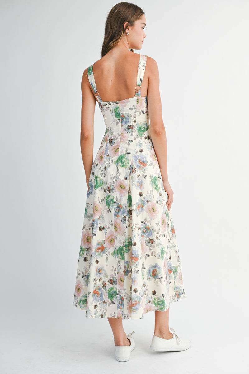 TAYLOR FLORAL PRINTED DRESS