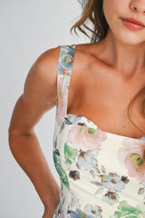 TAYLOR FLORAL PRINTED DRESS