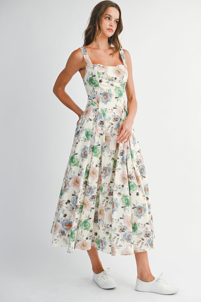 TAYLOR FLORAL PRINTED DRESS