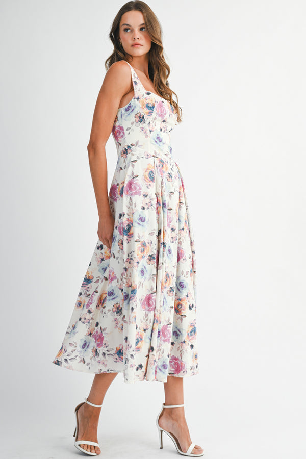 TAYLOR FLORAL PRINTED DRESS