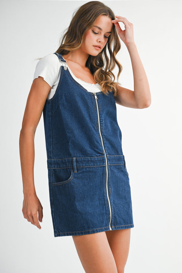 ARLETTE DENIM MINI DRESS