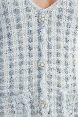 LOGAN TWEED VEST MINI DRESS