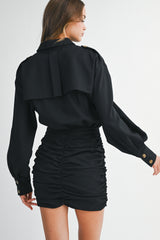 CLEO SHIRTS MINI DRESS