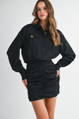 CLEO SHIRTS MINI DRESS
