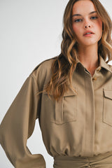 CLEO SHIRTS MINI DRESS