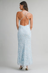 BRYNLEE SEQUIN EMBELLISHED MAXI DRESS