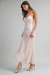 BRYNLEE SEQUIN EMBELLISHED MAXI DRESS