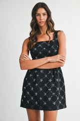 TINSLEY SEQUIN SLEEVELESS MINI DRESS