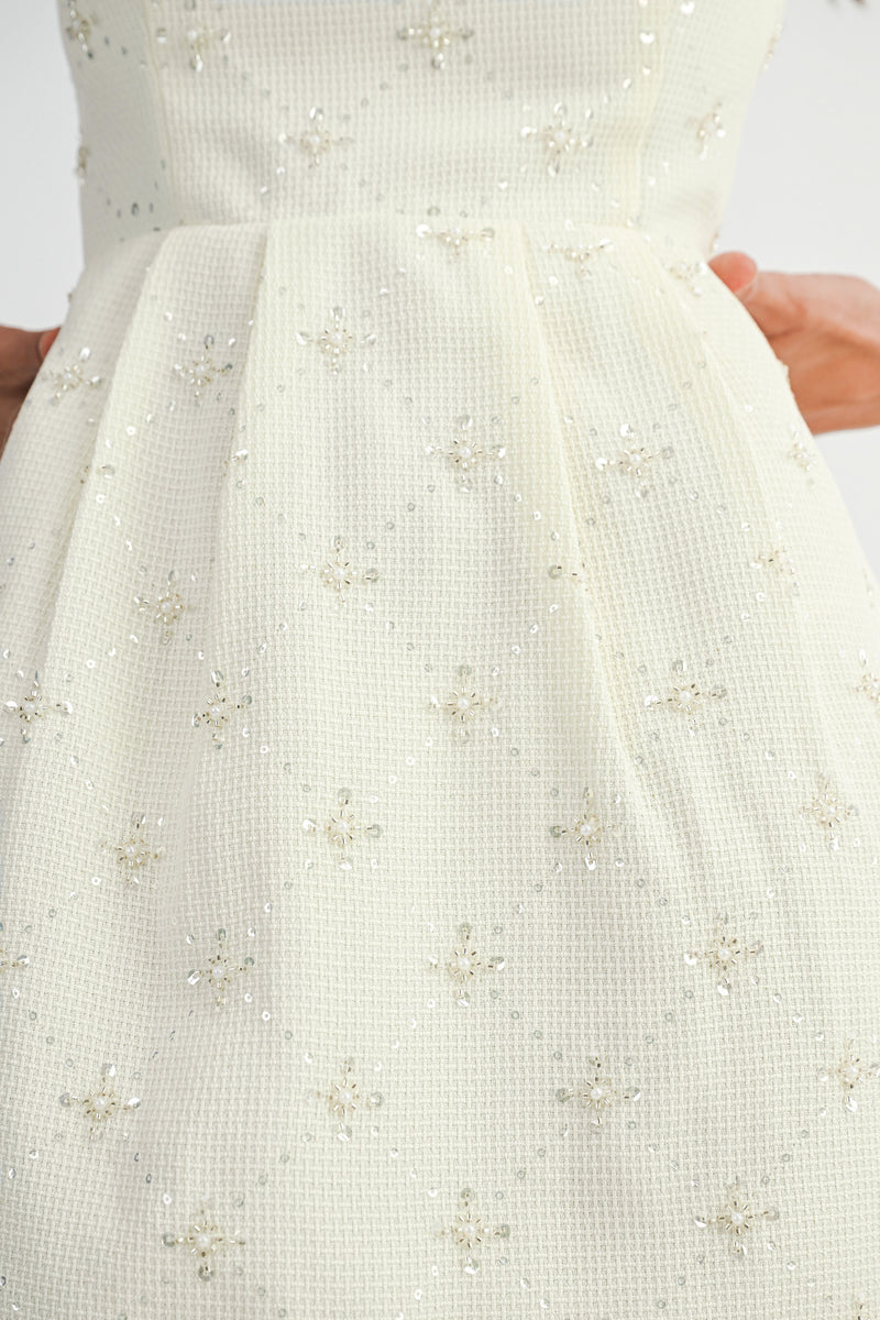 TINSLEY SEQUIN SLEEVELESS MINI DRESS