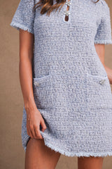 VIANNE TWEED KNIT MINI DRESS