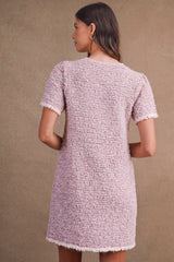 VIANNE TWEED KNIT MINI DRESS