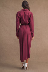 EMORY TWISTED FRONT SHIRTS DRESS