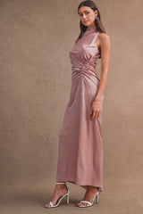 SOPHIE DRAW STRING SHIRRING MAXI DRESS