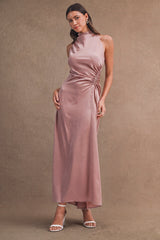 SOPHIE DRAW STRING SHIRRING MAXI DRESS