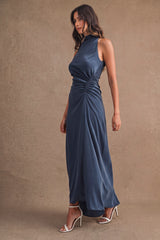 SOPHIE DRAW STRING SHIRRING MAXI DRESS