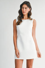 ALINA SHIFT DRESS WITH BACK BOW