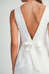 ALINA SHIFT DRESS WITH BACK BOW