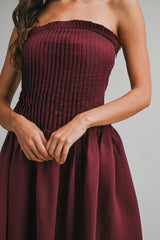 EVERLEE PLEATED MAXI DRESS