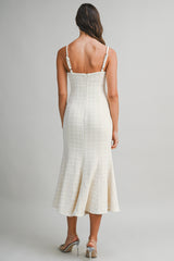 SERAPHINA LUREX TWEED MERMAID MINI DRESS