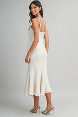 SERAPHINA LUREX TWEED MERMAID MINI DRESS