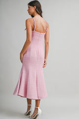 SERAPHINA LUREX TWEED MERMAID MINI DRESS