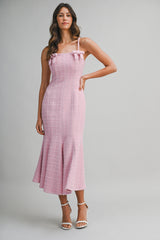 SERAPHINA LUREX TWEED MERMAID MINI DRESS