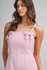 SERAPHINA LUREX TWEED MERMAID MINI DRESS