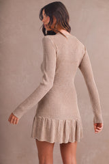 JOVIE LUREX KNIT MINI DRESS