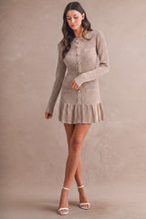 JOVIE LUREX KNIT MINI DRESS