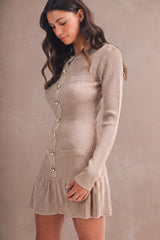 JOVIE LUREX KNIT MINI DRESS