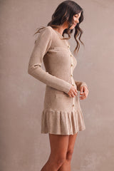 JOVIE LUREX KNIT MINI DRESS
