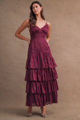 MAKENNA RUFFLED MAXI DRESS