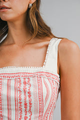 CHAYA WALL PAPER PRINTED MIDI DRESS