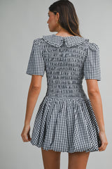 IDALIA PETER PAN COLLAR MINI DRESS