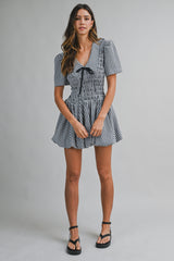 IDALIA PETER PAN COLLAR MINI DRESS