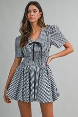IDALIA PETER PAN COLLAR MINI DRESS