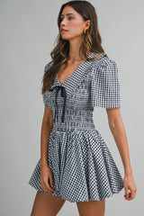 IDALIA PETER PAN COLLAR MINI DRESS