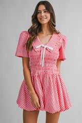 IDALIA PETER PAN COLLAR MINI DRESS