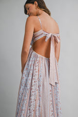 TALINA CUT OUT CROCHET MAXI DRESS