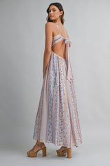 TALINA CUT OUT CROCHET MAXI DRESS