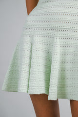 AVIANA KNIT POINTELLE DRESS