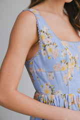 LATRICE FLORAL PRINTED MIDI DRESS